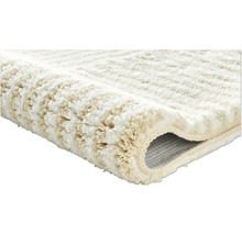 Tapis de bain moelleux à rayures