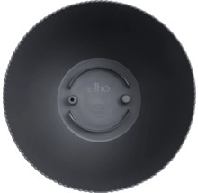 Vue intérieure d'un pot de fleurs rond avec le logo Elho