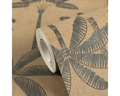 Rouleau de papier peint avec motif de palmier