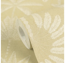 Rouleau de papier peint avec motif de feuilles