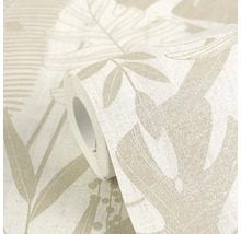 Rouleau de papier peint à motif végétal