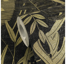 Rouleau de papier peint avec motif de feuilles