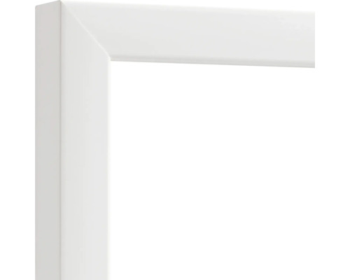 Ausschnitt eines weißen Bilderrahmens