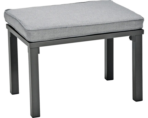 Gartenhocker mit Polsterauflage