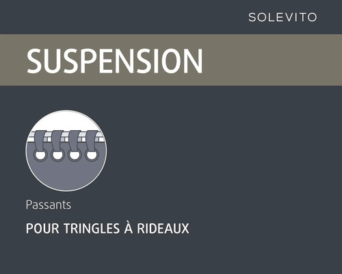 Suspension pour tringles à rideaux