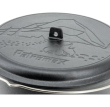 Couvercle de casserole Petromax avec motif de montagne et logo Petromax