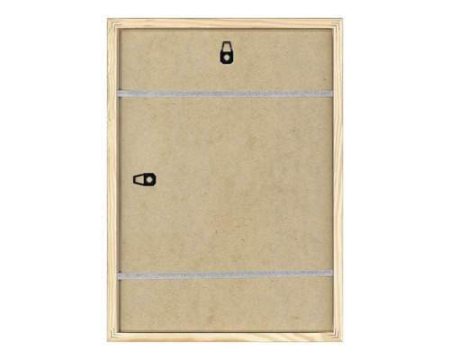 Dos d'un cadre photo en bois avec fixations