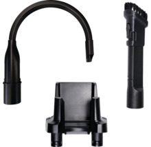 Kit d'accessoires pour aspirateur avec suceur plat, brosse et clip de rangement