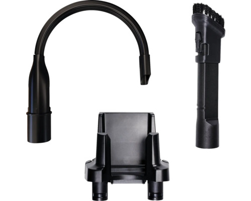 Kit d'accessoires pour aspirateur avec suceur plat, brosse et clip de rangement