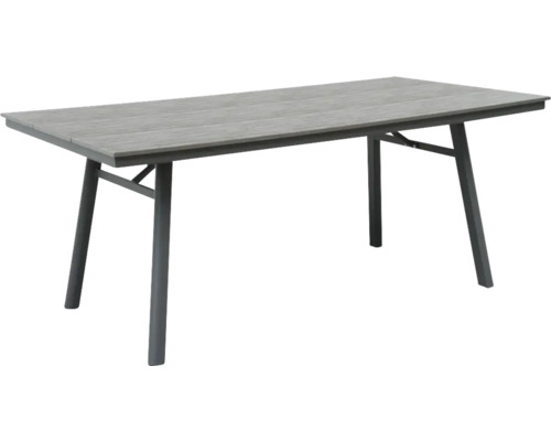 Table de jardin avec plateau et piètement