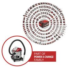 Einhell Staubsauger als Teil der Power X-Change Familie