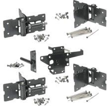 Kit de verrou de portail avec vis et clous