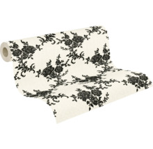 Tapetenrolle mit floralem Muster
