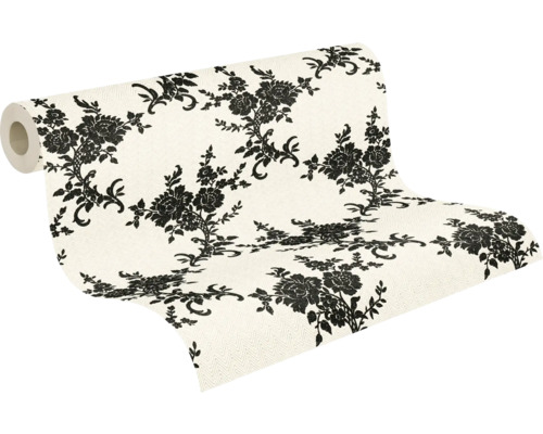 Tapetenrolle mit floralem Muster