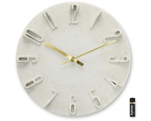 Dekorative Wanduhr mit Zahlenanzeige und Batterie