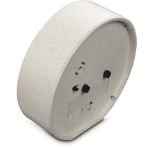 Dos d'une horloge à quartz avec boutons de réglage