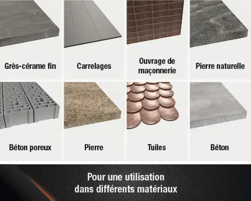 Différents matériaux pour la construction et le jardin