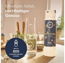 Carafe à eau Grohe avec filtre à eau pour jusqu'à 800 bouteilles en plastique économisées