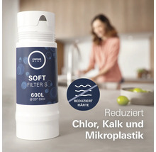 Grohe Blue Soft Filter S Wasserfilter zur Reduzierung von Chlor, Kalk und Mikroplastik