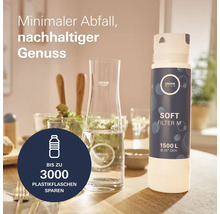 Grohe Blue Wasserfilter mit Wasserflasche und Karaffe für weniger Abfall und nachhaltigen Genuss
