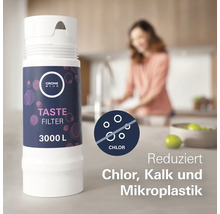 Grohe Blue Wasserfilter reduziert Chlor, Kalk und Mikroplastik