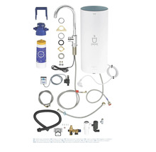 Grohe Blue und Red Wassersystem mit Zubehör