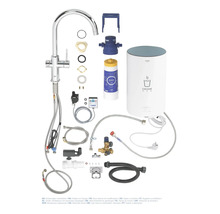 Système d'eau Grohe Blue et Red avec robinetterie et accessoires