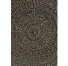 Detailansicht eines runden Flechtmusters.