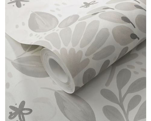 Tapetenrolle mit floralem Muster