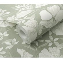 Rouleau de papier peint à motif floral