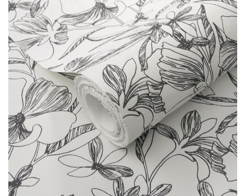 Rouleau de papier peint à motif floral