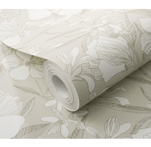Rouleau de papier peint à motif floral