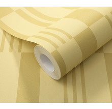 Rouleau de papier peint avec motif graphique de carrés et de rayures