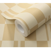 Rouleau de papier peint à motif échiquier