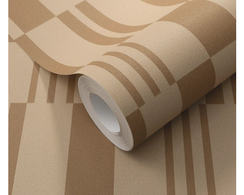 Rouleau de papier peint avec motif géométrique