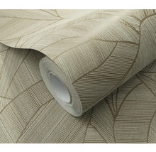 Rouleau de papier peint avec motif de feuilles