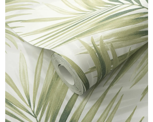 Rouleau de papier peint à motif de feuilles