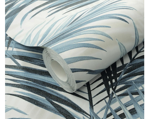 Rouleau de papier peint à motif de feuilles