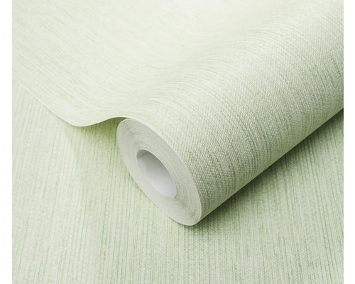 Rouleau de papier peint vert texturé