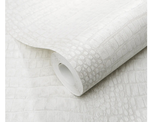 Rouleau de papier peint avec motif peau de crocodile