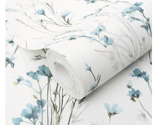 Rouleau de papier peint à motif floral