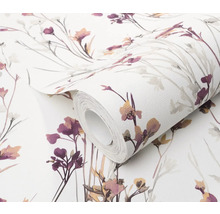 Rouleau de papier peint à motif floral