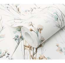 Rouleau de papier peint à motif floral