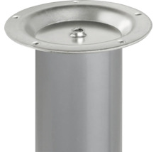 Möbelfuß aus Metall mit Montageplatte