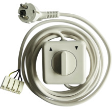 Anschlusskabel mit Stecker, Schalter und Verbindungsklemmen