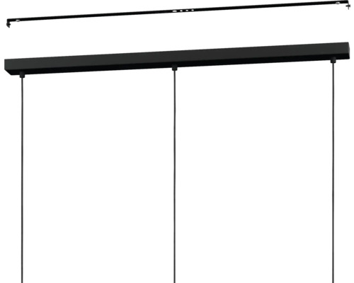 Suspension noire pour montage au plafond