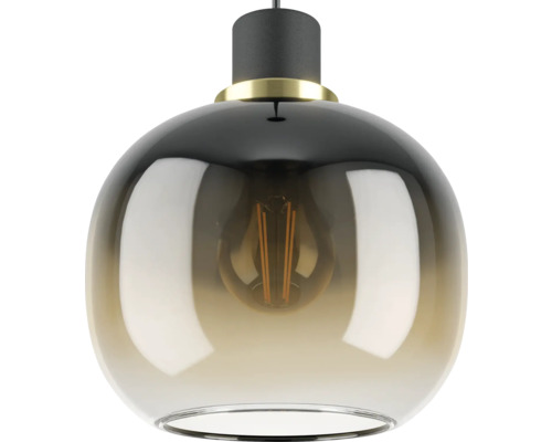 Suspension avec coupole en verre
