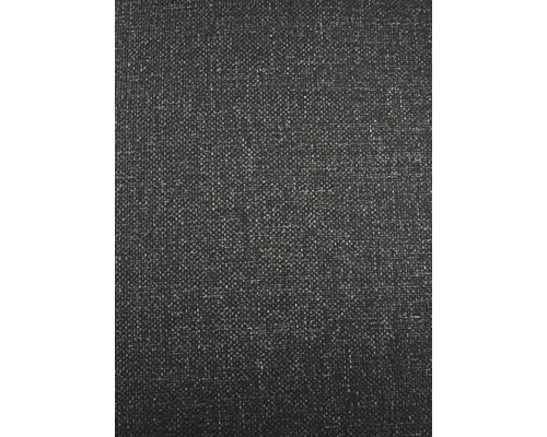 Gros plan d'un tissu textile foncé avec une fine structure de tissage