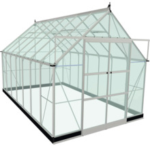 Serre avec verre et cadre en aluminium