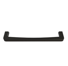 Möbelgriff aus Metall in Schwarz, Bügelgriff für Schränke und Schubladen.